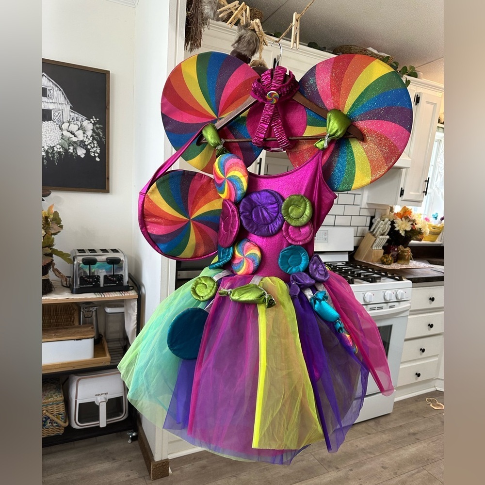 Chasing FireFlies Wishcraft Candy Fairy Halloween Costume & Accessories - Picture 4 of 14